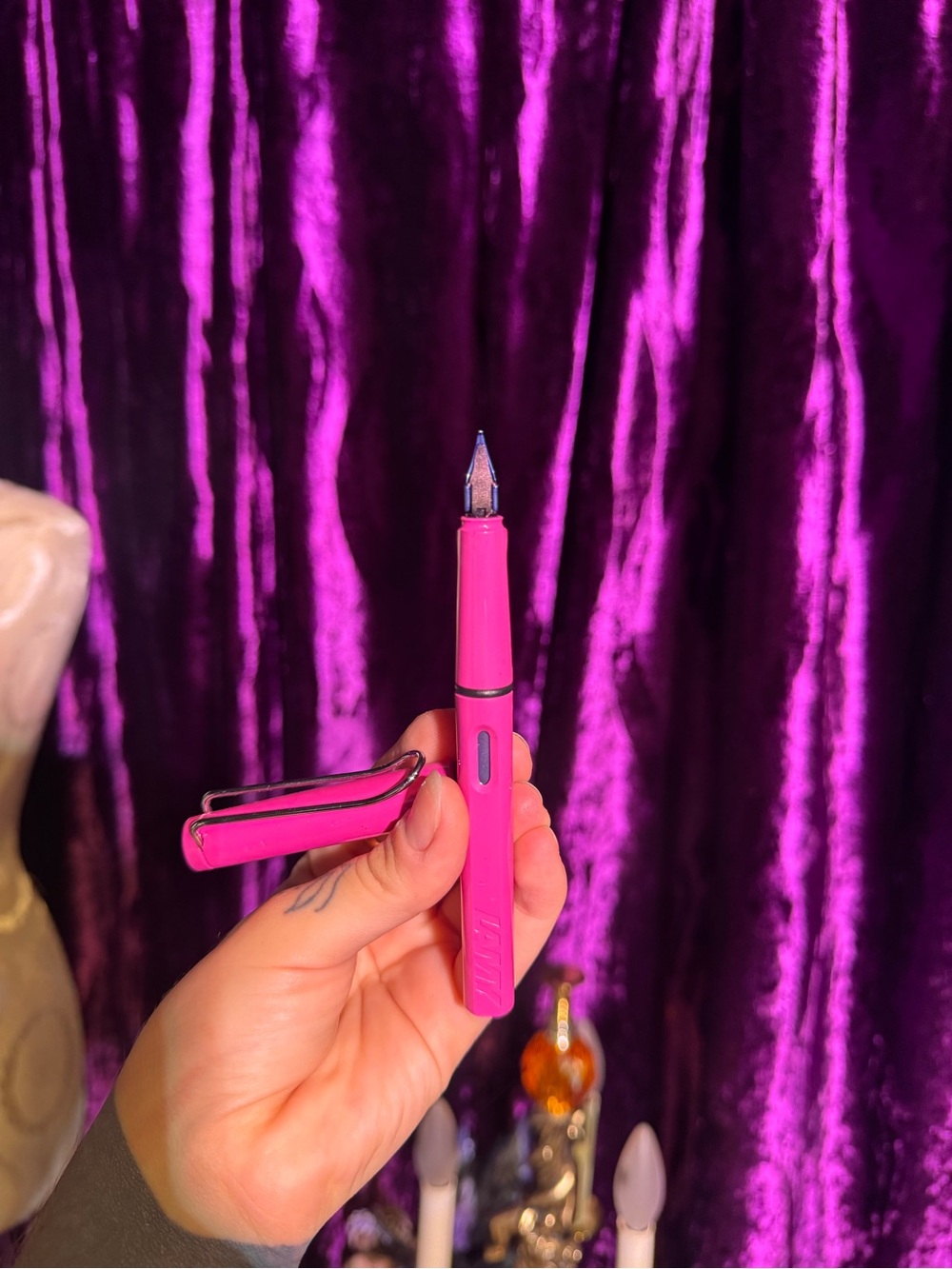 Pink Calligraphy Pen
